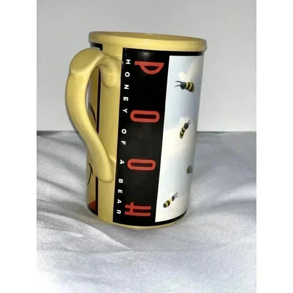 Disney Store Exclusive Winnie The Pooh Ceramic Coffee Mug Honey Of A Bear 16 Oz - Picture 5 of 6